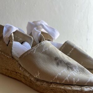 Women's Beige Espadrille , vintage Alpargatas